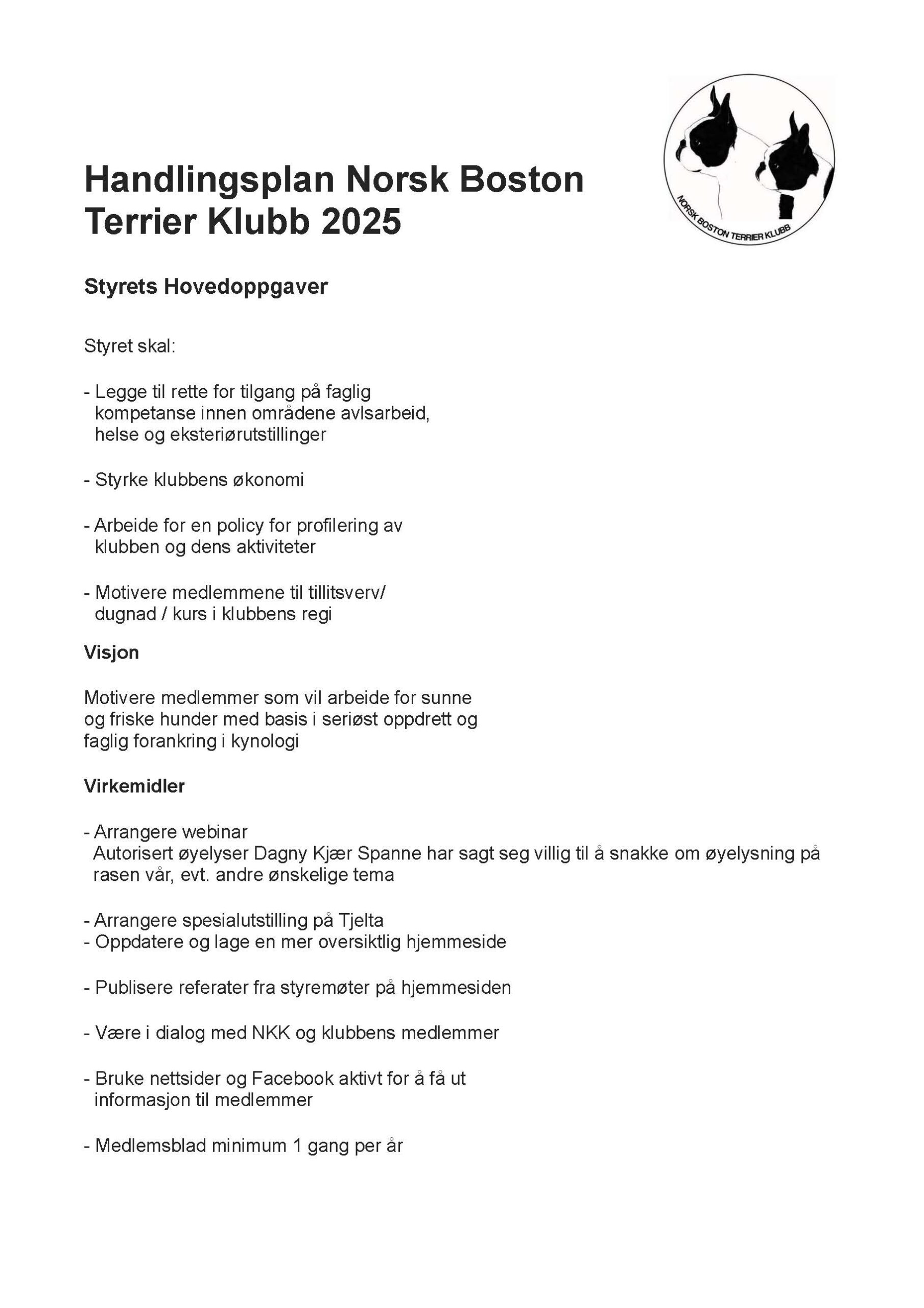 Handlingsplan 2025 Handlingsplan 2025